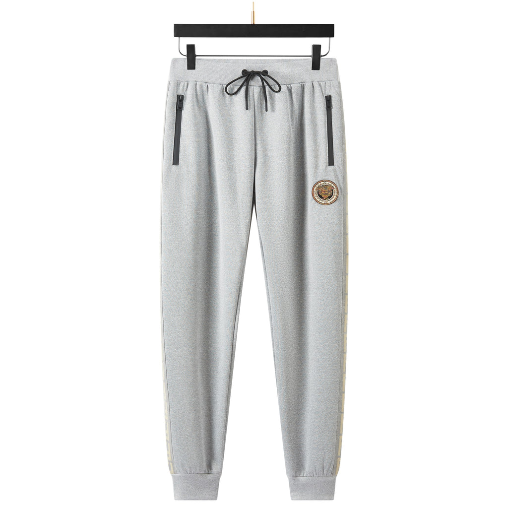 Men's Tracksuit Set with Zipped Pocket, Scuba Polyester Tracksuit, Ribbed Cuff Sweatshirts and Blend Joggers, Gift for Him