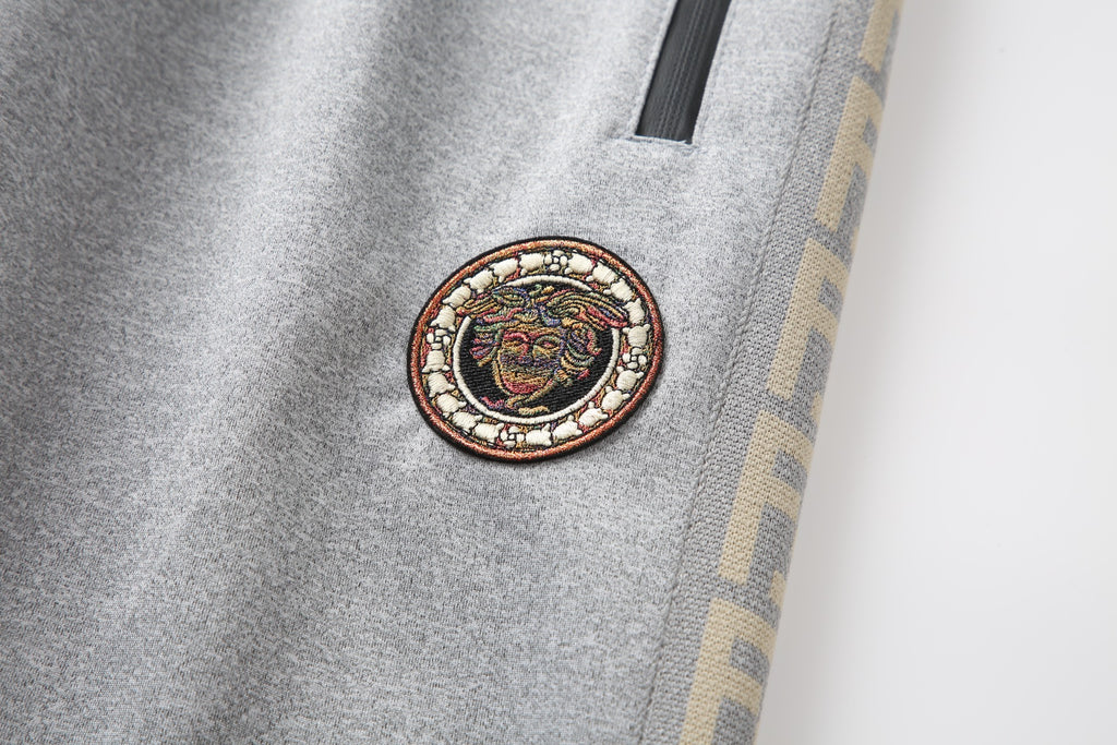 Men's Tracksuit Set with Zipped Pocket, Scuba Polyester Tracksuit, Ribbed Cuff Sweatshirts and Blend Joggers, Gift for Him