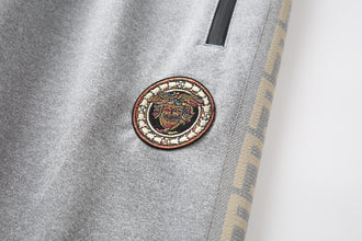 Men's Tracksuit Set with Zipped Pocket, Scuba Polyester Tracksuit, Ribbed Cuff Sweatshirts and Blend Joggers, Gift for Him