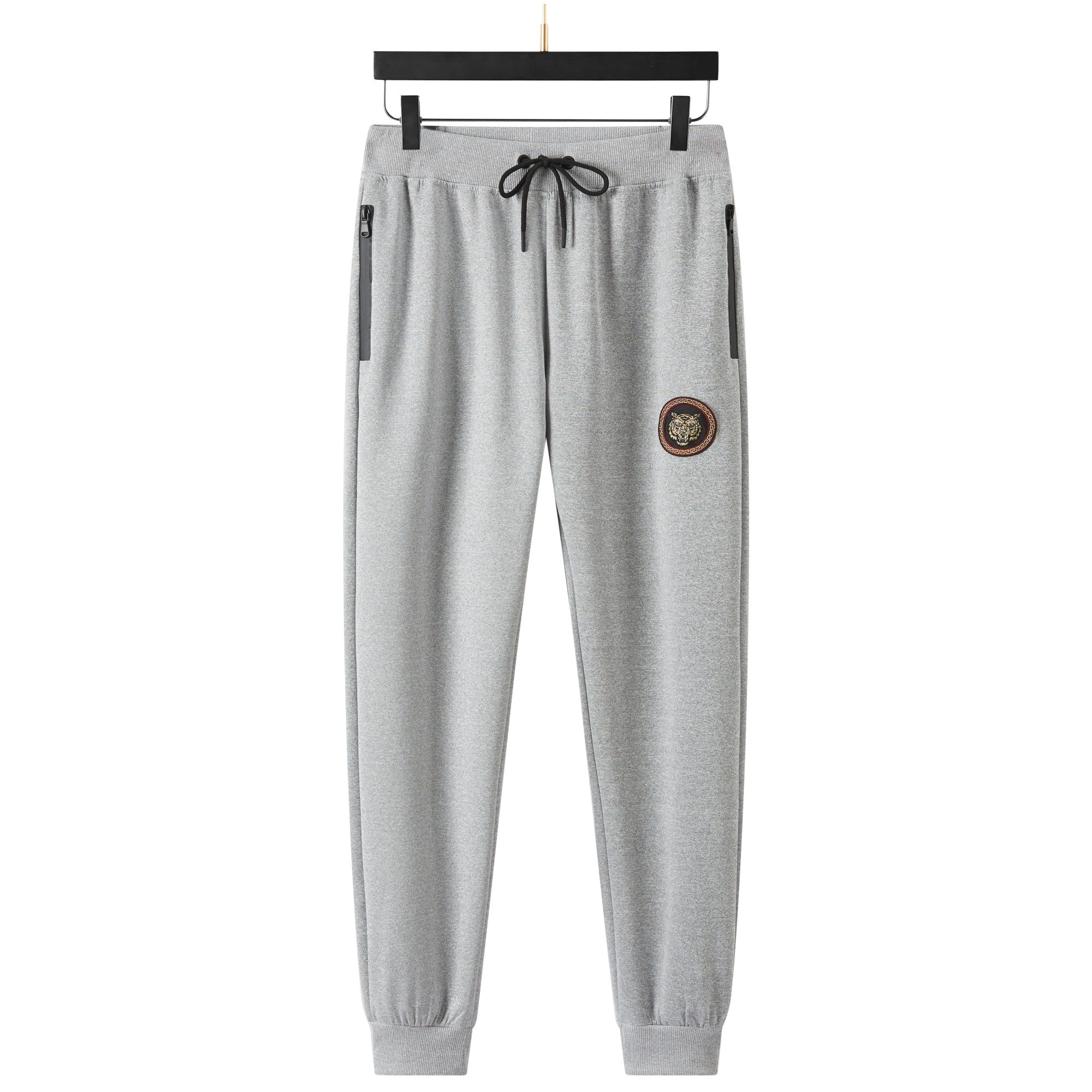 Men's Tracksuit Set with Zipped Pocket, Scuba Polyester Tracksuit, Ribbed Cuff Sweatshirts and Blend Joggers, Gift for Him