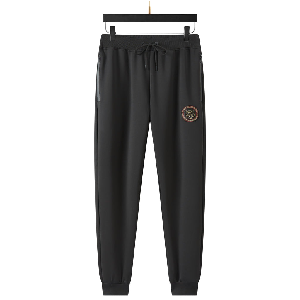 Men's Tracksuit Set with Zipped Pocket, Scuba Polyester Tracksuit, Ribbed Cuff Sweatshirts and Blend Joggers, Gift for Him