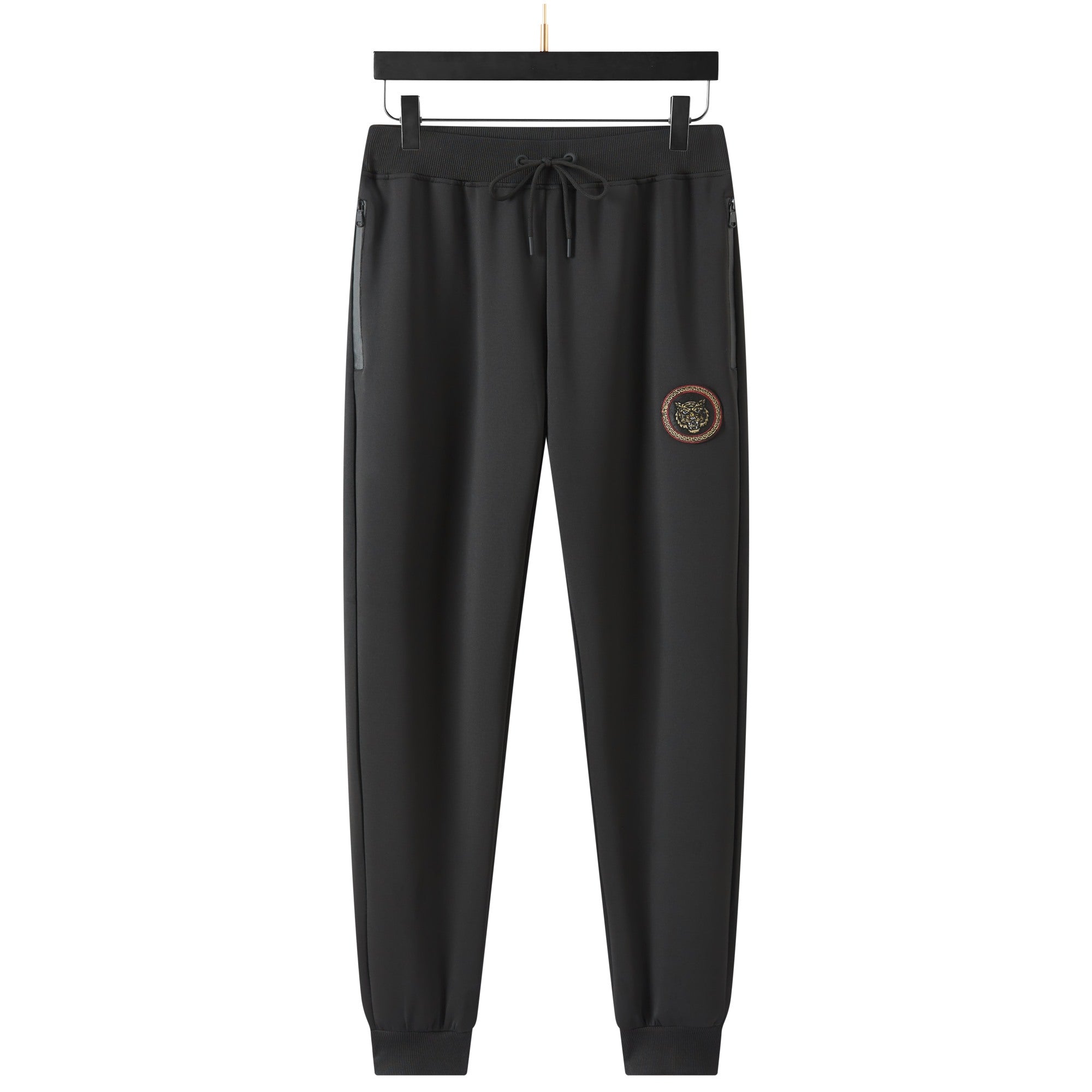 Men's Tracksuit Set with Zipped Pocket, Scuba Polyester Tracksuit, Ribbed Cuff Sweatshirts and Blend Joggers, Gift for Him