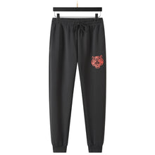 Men's Tiger print design hoodie tracksuit set, Scuba Polyester Tracksuit, Ribbed Cuff Sweatshirts and Blend Joggers, for Him