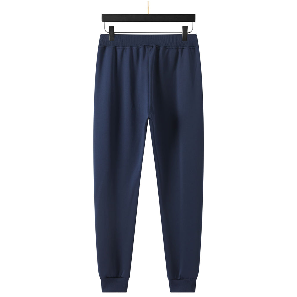 Men's Side ICON Print Tracksuit set with Zipped Pockets, Fleece Ribbed Cuff Sweatshirts and Cotton Blend Joggers, Gift for Him