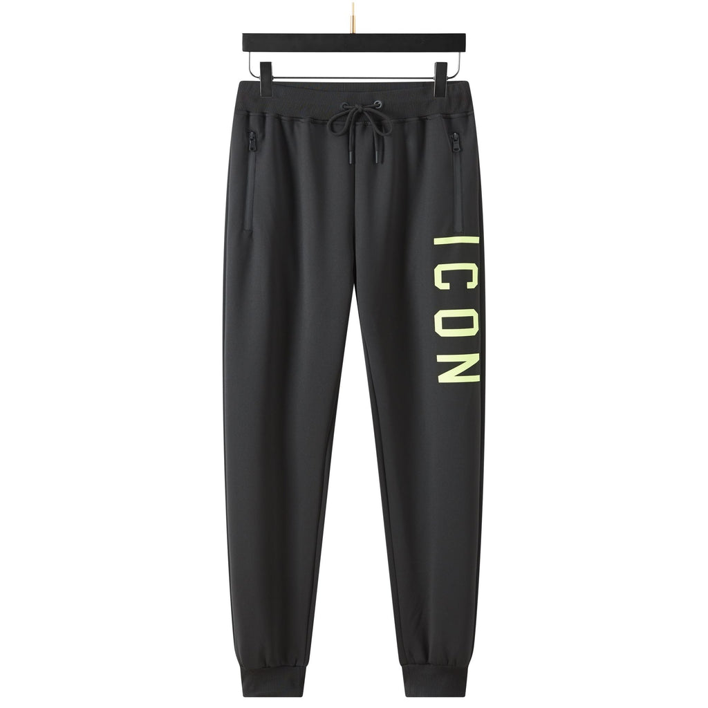 Pack of 7 Men's Side ICON Print Tracksuit set with Zipped Pockets, Ribbed Cuff Sweatshirts and Cotton Blend Joggers, Gift for Him