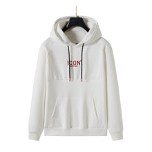 Men's Pullover 3D ICON8 Embroidered Hoodie with Premium Texture Long Sleeve Sweatshirt Drawstring Hoodies, Gift for Him