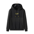 Men's Pullover 3D ICON8 Embroidered Hoodie with Premium Texture Long Sleeve Sweatshirt Drawstring Hoodies, Gift for Him