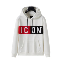 Men's Pullover ICON Printed Hoodie with Premium Texture Long Sleeve Sweatshirt Drawstring Hoodies, Perfect Gift for Him