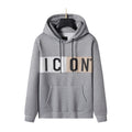 Men's Pullover ICON Printed Hoodie with Premium Texture Long Sleeve Sweatshirt Drawstring Hoodies, Perfect Gift for Him