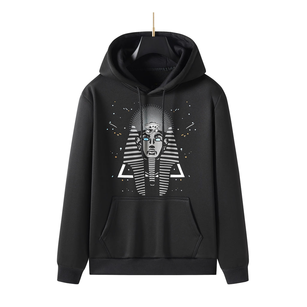 Men's Pullover Ancient Egyptians Print Graphic Hoodie with Long Sleeve Sweatshirt Drawstring Hoodies, Gift for Him