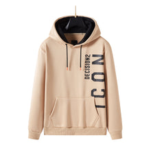 Men's Pullover Side ICON8 Printed Hoodie with Long Sleeve Sweatshirt Drawstring Hoodies, Perfect Gift for Him