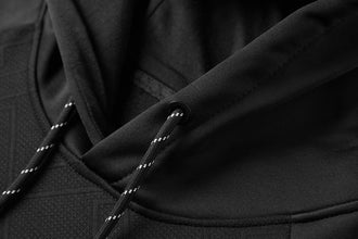 Men's Pullover 3D ICON8 Embroidered Hoodie with Premium Texture Long Sleeve Sweatshirt Drawstring Hoodies, Gift for Him