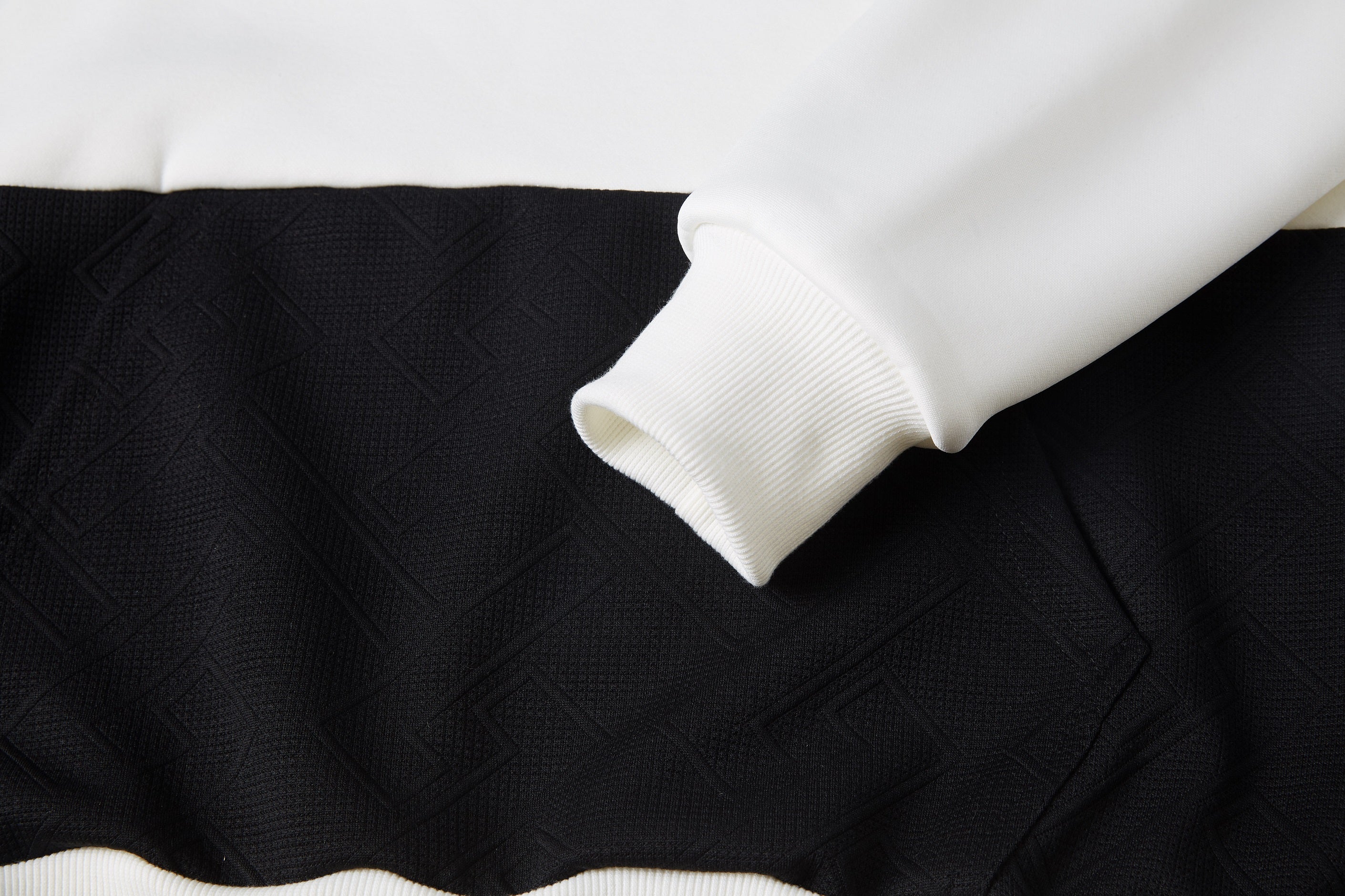 Men's Pullover 3D Testing Height Embroidered Hoodie with black or white  Texture, Long Sleeve Sweatshirt Drawstring Hoodies, Perfect Gift for Him