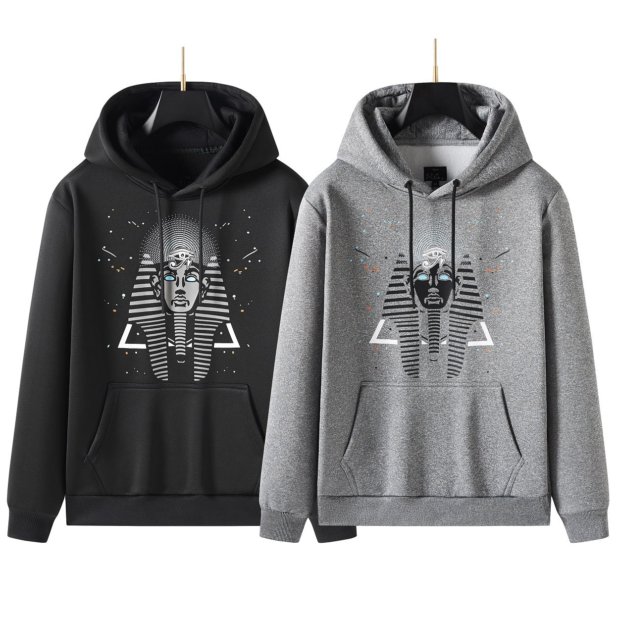 Men's Pullover Ancient Egyptians Print Graphic Hoodie with Long Sleeve Sweatshirt Drawstring Hoodies, Gift for Him