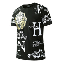 Men's Shorts Set Lion Print Cotton T Shirt + Polyester Shorts Set Tracksuit Summer Design 10