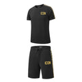 Men's Shorts Set Cotton T Shirt + Polyester Shorts Set Tracksuit Summer Design 14