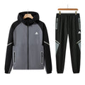 Pack of 8 Mens Tracksuit Hooded Sweatsuit Jogging Men's Tops with Full Zip