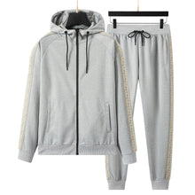 Men's Premium hoodied Tracksuit Set with Zipped Pocket, Scuba Polyester Tracksuit, Ribbed Cuff Sweatshirts and Blend Joggers, Gift for Him