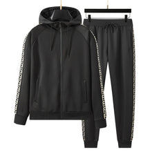 Men's Premium hoodied Tracksuit Set with Zipped Pocket, Scuba Polyester Tracksuit, Ribbed Cuff Sweatshirts and Blend Joggers, Gift for Him