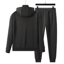 Men's Premium hoodied Tracksuit Set with Zipped Pocket, Scuba Polyester Tracksuit, Ribbed Cuff Sweatshirts and Blend Joggers, Gift for Him