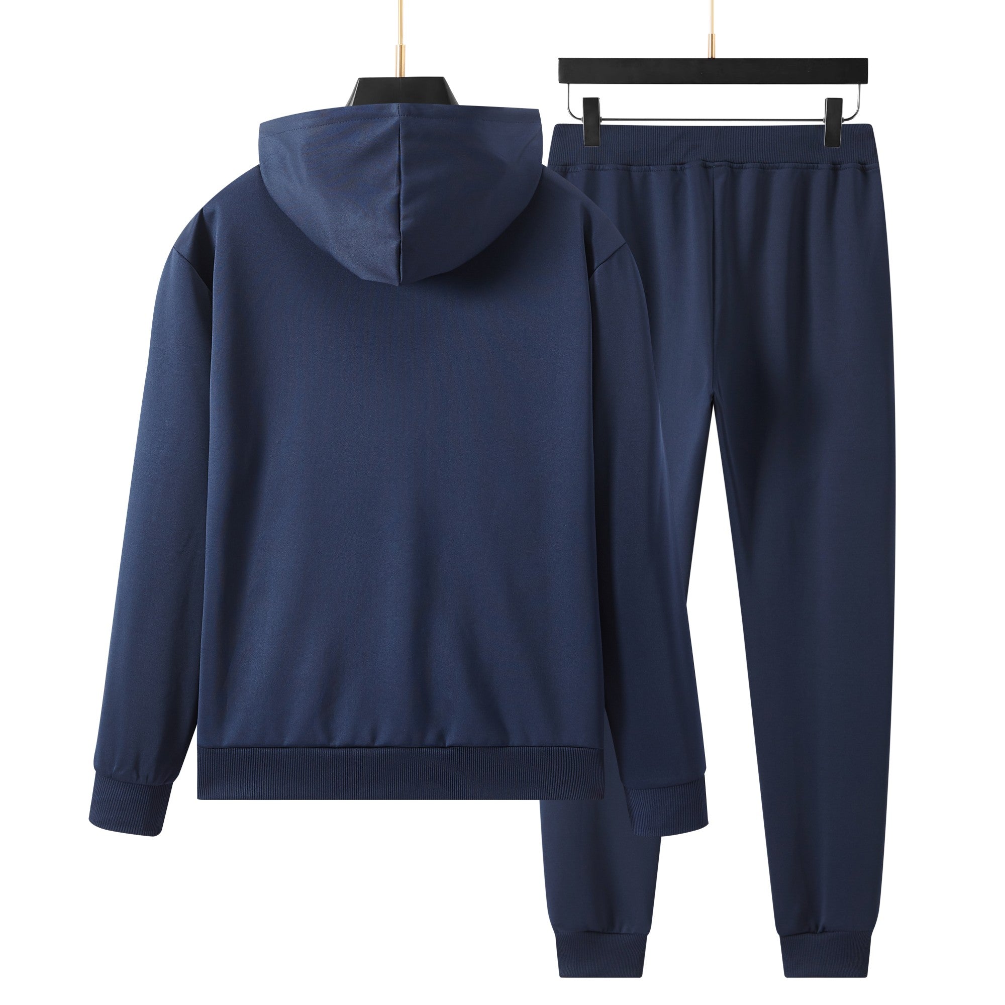 Men's Unique Chest design Hoodied tracksuit set with Zipped Pocket on sleeves and joggers, Scuba Polyester Tracksuit, Ribbed Cuff Sweatshirts and Blend Joggers, Gift for Him