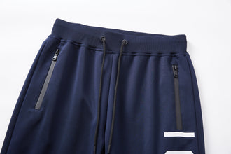 Men's Side ICON Print Tracksuit set with Zipped Pockets, Fleece Ribbed Cuff Sweatshirts and Cotton Blend Joggers, Gift for Him