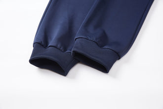 Men's Side ICON Print Tracksuit set with Zipped Pockets, Fleece Ribbed Cuff Sweatshirts and Cotton Blend Joggers, Gift for Him