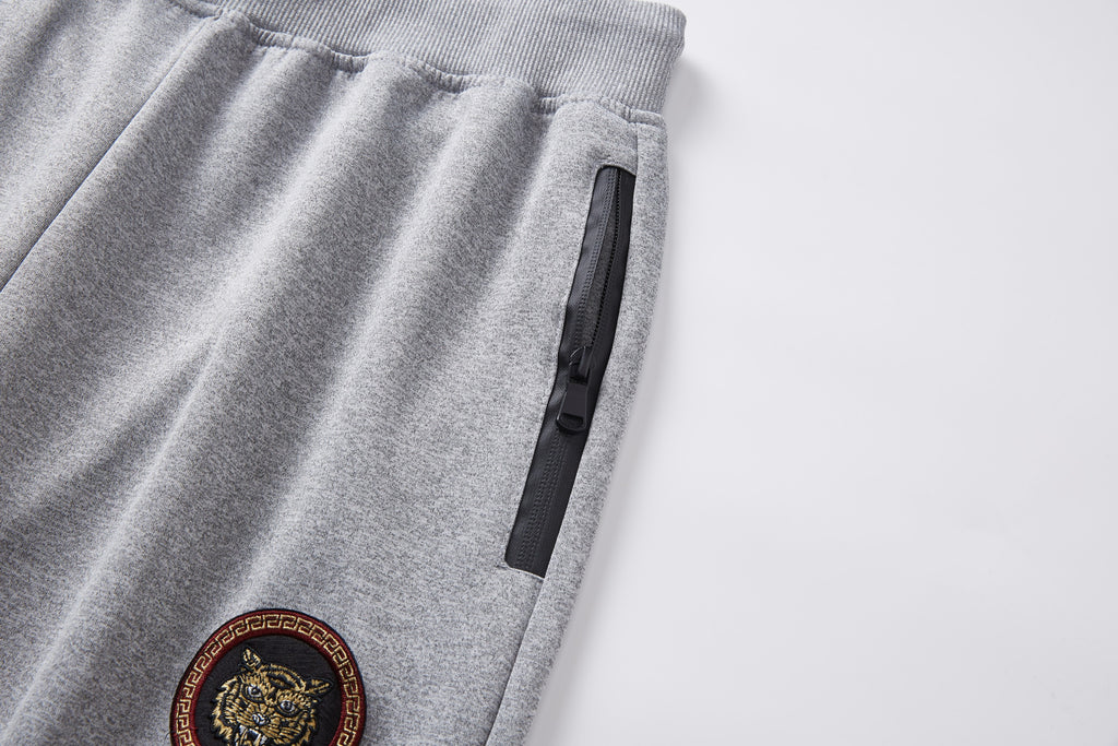 Men's Tracksuit Set with Zipped Pocket, Scuba Polyester Tracksuit, Ribbed Cuff Sweatshirts and Blend Joggers, Gift for Him