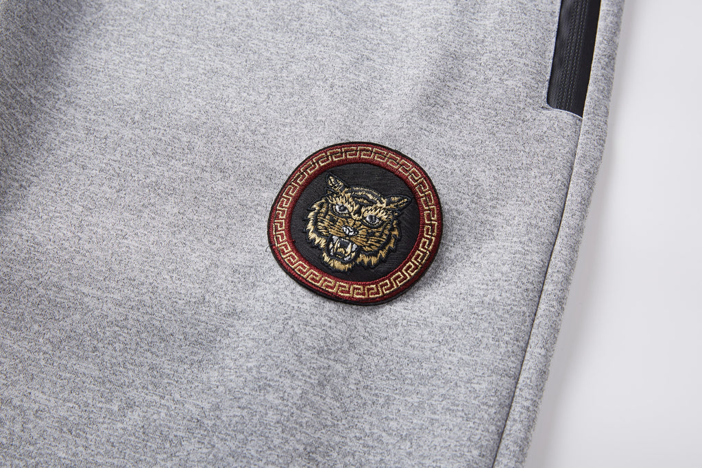 Men's Tracksuit Set with Zipped Pocket, Scuba Polyester Tracksuit, Ribbed Cuff Sweatshirts and Blend Joggers, Gift for Him