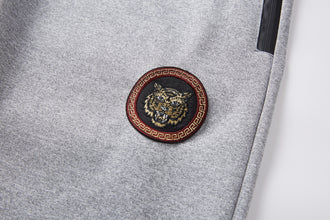 Men's Tracksuit Set with Zipped Pocket, Scuba Polyester Tracksuit, Ribbed Cuff Sweatshirts and Blend Joggers, Gift for Him