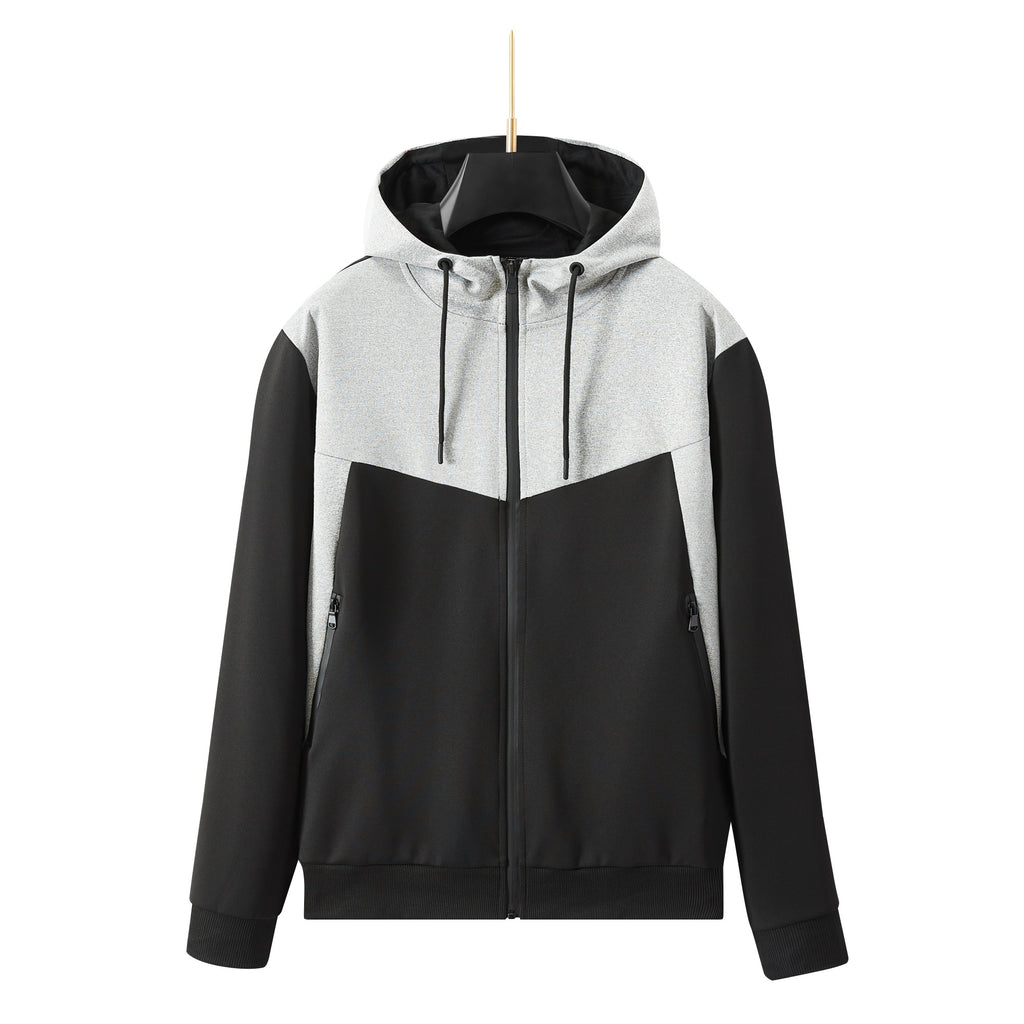 Men's Double shade design tracksuit set with Zipped Pocket, Scuba Polyester Tracksuit, Ribbed Cuff Sweatshirts and Blend Joggers, Gift for Him