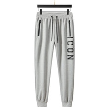 Men's Side ICON Print Tracksuit set with Zipped Pockets, Fleece Ribbed Cuff Sweatshirts and Cotton Blend Joggers, Gift for Him