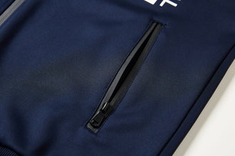 Men's Side ICON Print Tracksuit set with Zipped Pockets, Fleece Ribbed Cuff Sweatshirts and Cotton Blend Joggers, Gift for Him