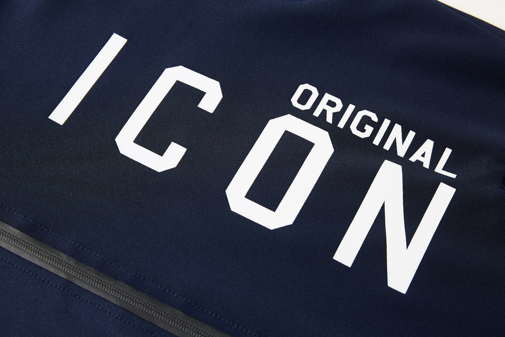 Men's Side ICON Print Tracksuit set with Zipped Pockets, Fleece Ribbed Cuff Sweatshirts and Cotton Blend Joggers, Gift for Him