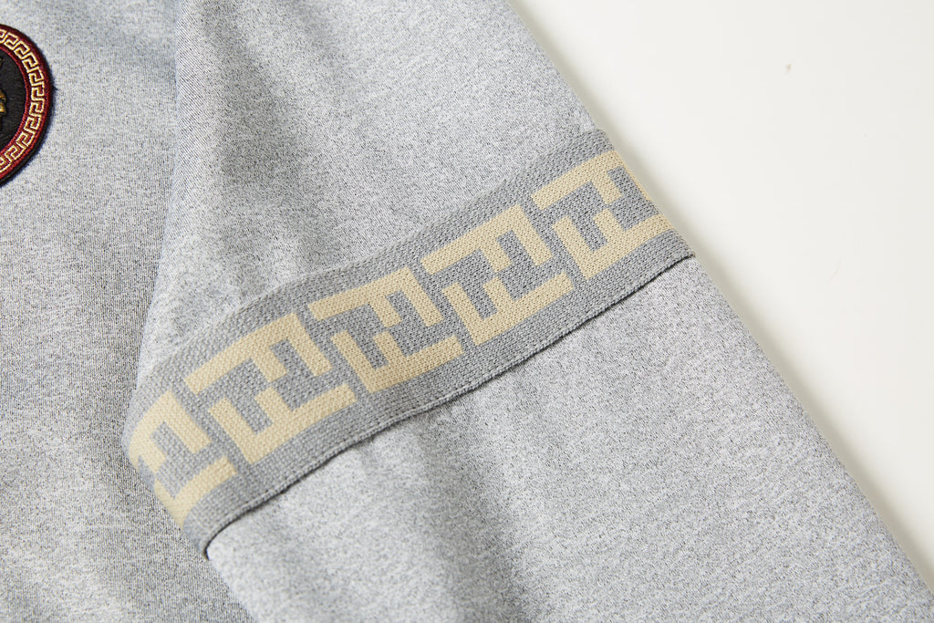 Men's Tracksuit Set with Zipped Pocket, Scuba Polyester Tracksuit, Ribbed Cuff Sweatshirts and Blend Joggers, Gift for Him