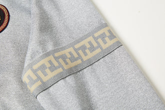 Men's Tracksuit Set with Zipped Pocket, Scuba Polyester Tracksuit, Ribbed Cuff Sweatshirts and Blend Joggers, Gift for Him