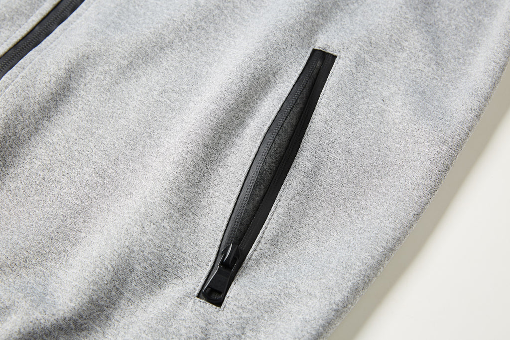 Men's Tracksuit Set with Zipped Pocket, Scuba Polyester Tracksuit, Ribbed Cuff Sweatshirts and Blend Joggers, Gift for Him