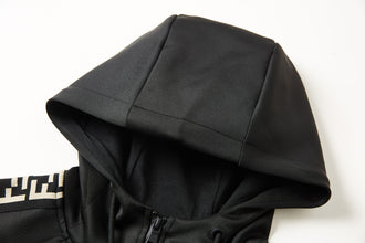 Men's Premium hoodied Tracksuit Set with Zipped Pocket, Scuba Polyester Tracksuit, Ribbed Cuff Sweatshirts and Blend Joggers, Gift for Him