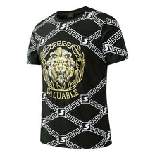 Men's Shorts Set Lion Print Cotton T Shirt + Polyester Shorts Set Tracksuit Summer Design 09