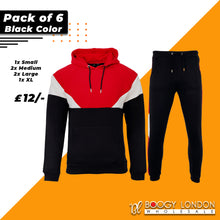 New Mens Pullover Block Tracksuit Hoodie Jogging Bottoms Raglan Sweater Jogger