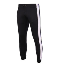 Mens Polyester Tracksuit Style Slim Fit Joggers Bottom Zip Hoodie Panel Designer