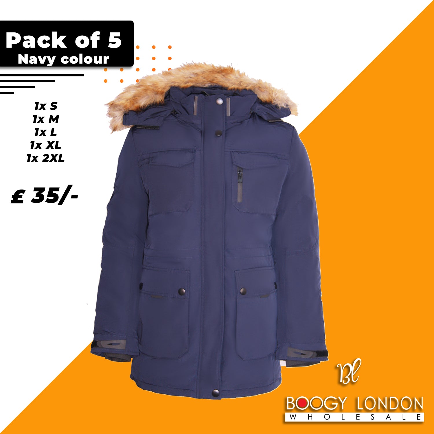 Tesco 2025 mens parka