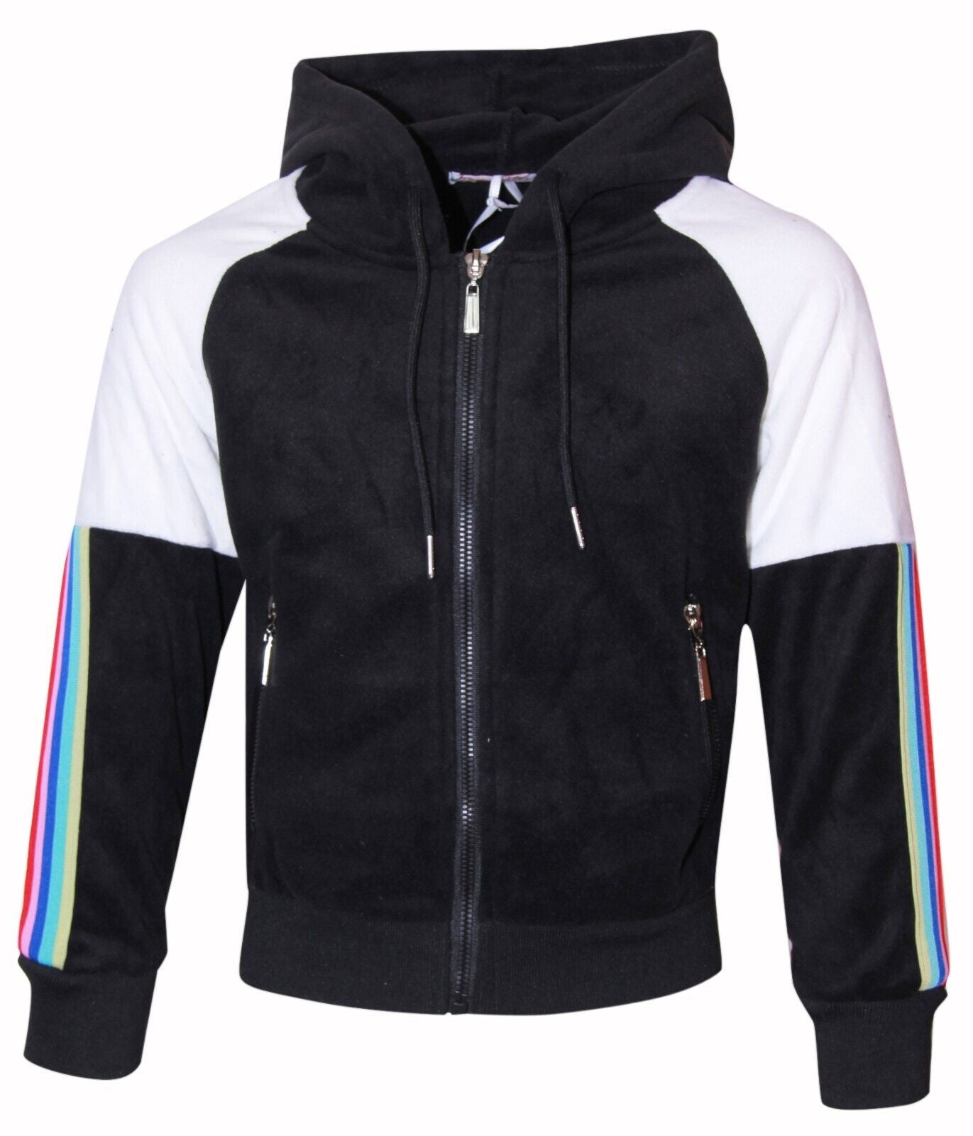 Pack of 6 New Kids Boys Girls Unisex Hooded Zip Sweatshirt Velour Jogging Bottom Tracksuit