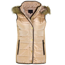 Pack of 5 New Womens Gilet Bodywarmer Ladies Coat HOODED FUR PUFFER PADDED QUILTED JACKET