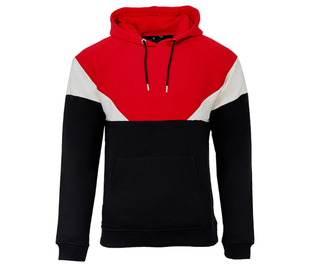 New Mens Pullover Block Tracksuit Hoodie Jogging Bottoms Raglan Sweater Jogger