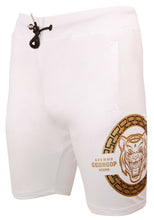 Mens Cotton T Shirt + Polyester Shorts Set TIGER PATTERN PRINT Tracksuit Summer