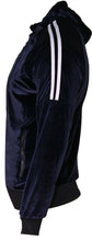 Pack of 7 NEW Mens Silky Zip Hoodie Two Stripe Panel Tracksuit Velour Jogging Bottoms