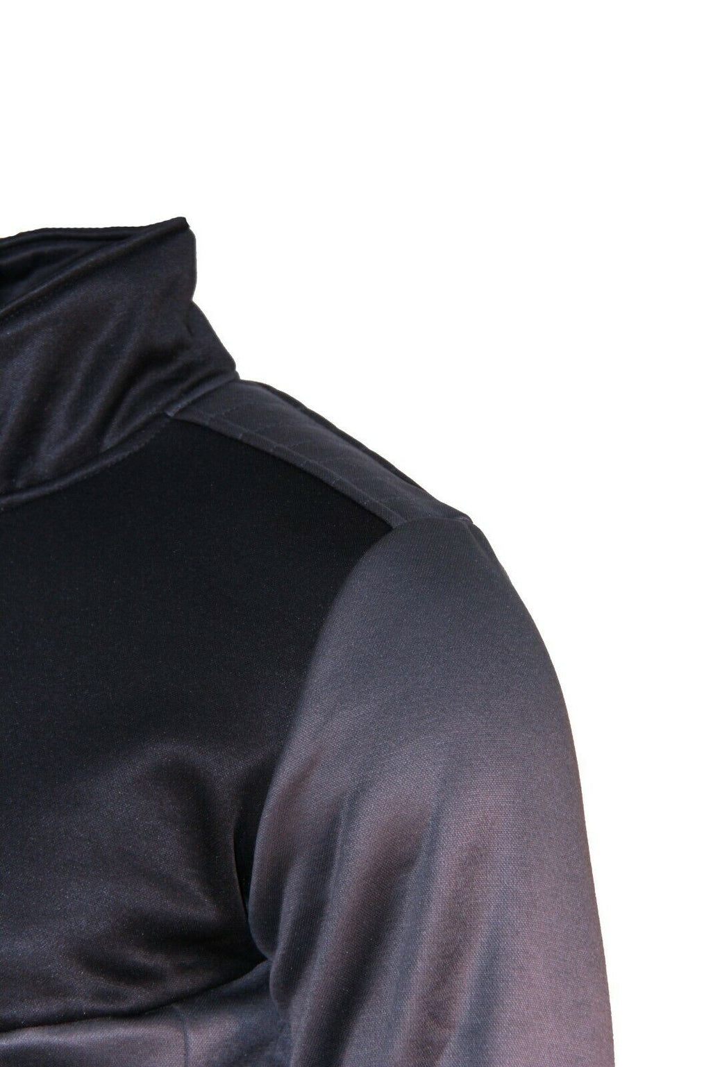 Mens Designer Polyester Brushed Tracksuit Collared Sweat Joggers Contrast Panel