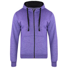 Ladies Womens Plain Zip Up Coloured Fleece Sweatshirt Hoodie Jacket Hooded Top