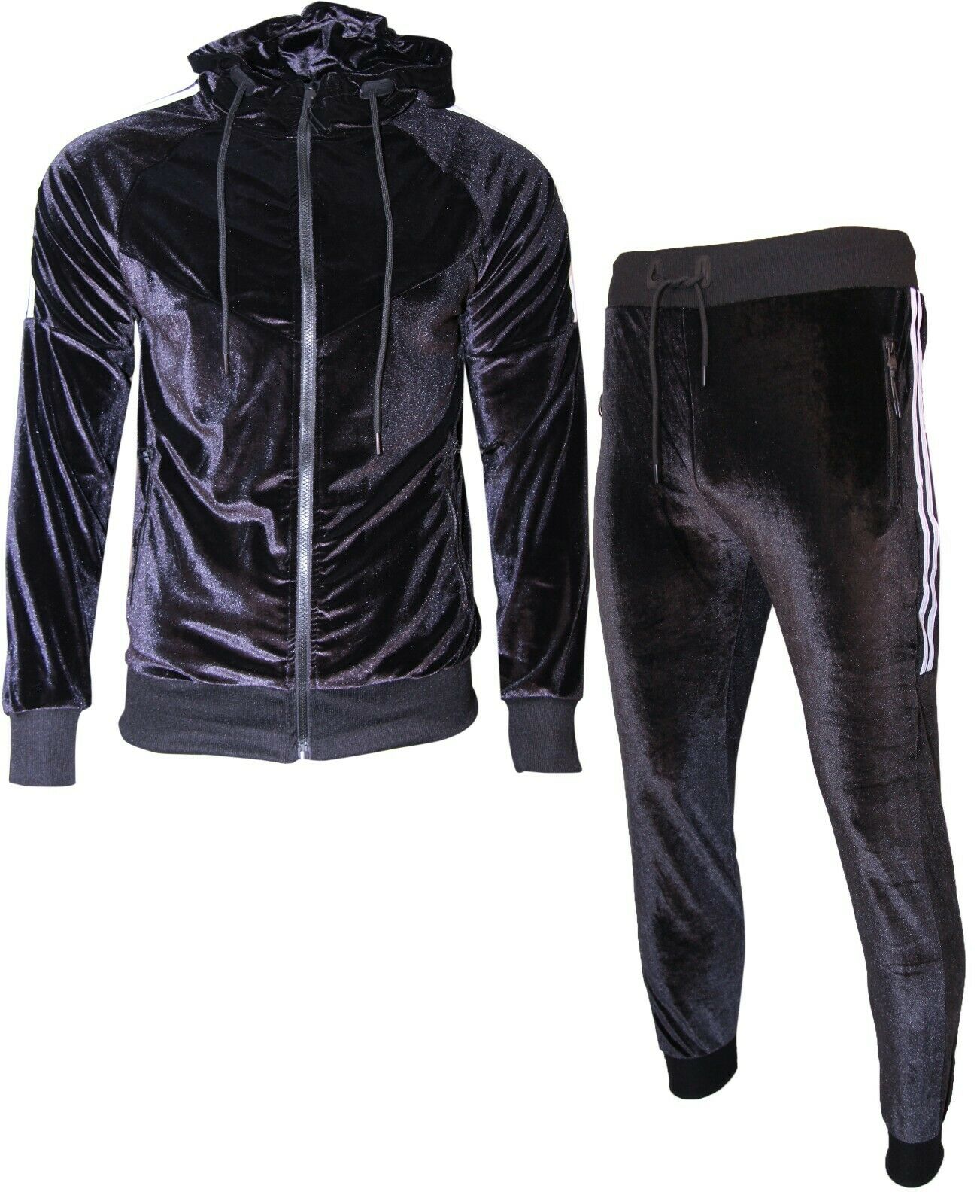 Mens silky hot sale tracksuit bottoms